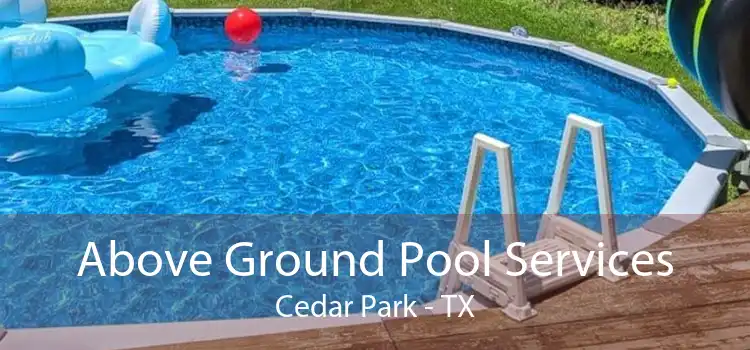 Above Ground Pool Services Cedar Park - TX
