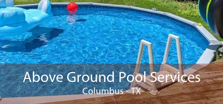 Above Ground Pool Services Columbus - TX