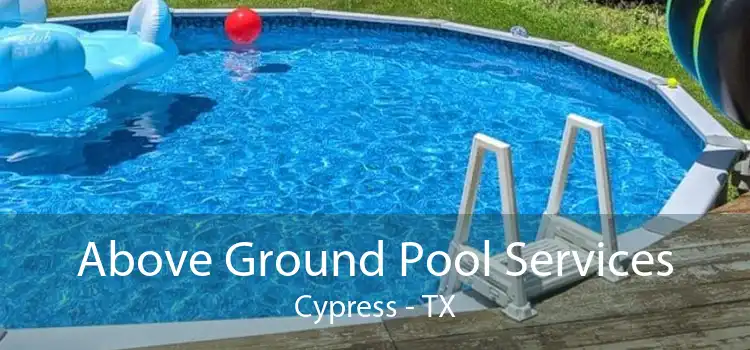 Above Ground Pool Services Cypress - TX