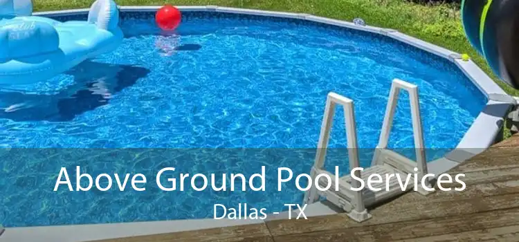 Above Ground Pool Services Dallas - TX