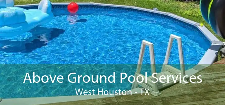 Above Ground Pool Services West Houston - TX