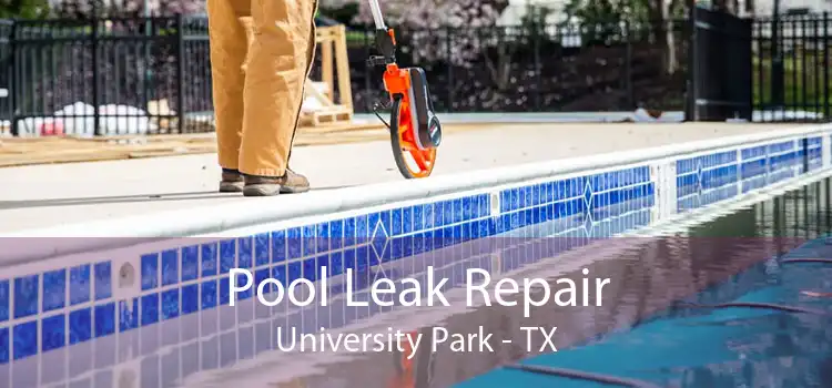 Pool Leak Repair University Park - TX